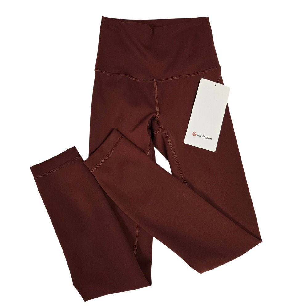 Lululemon Wunder Train HR Tight 25 Date Brown Everlux Leggings DTBN Size 0 NWT